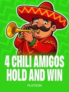 Tragamonedas 4 Chili Amigos: Hold and Win de Playson