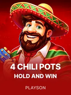 Tragamonedas 4 Chili Pots: Hold and Win de Playson